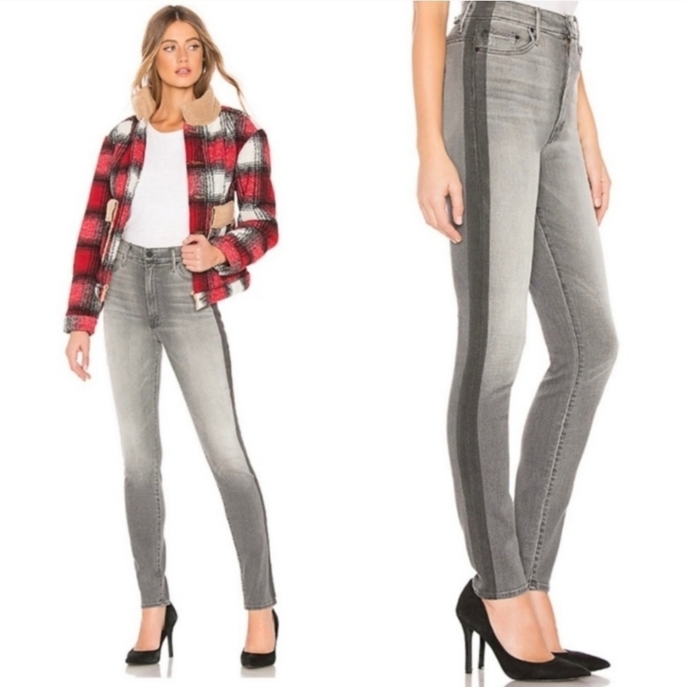 MOTHER DENIM The Swooner Supermoon Stripe Jeans Size 25